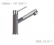Vòi rửa bát Hafele - HF - GI511 . màu iron grey . 569.15.511